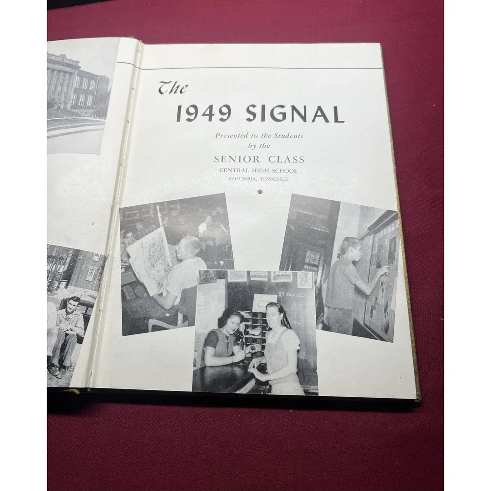 1949 The Signal Yearbook‎ Central High School Columbia, Tennessee
